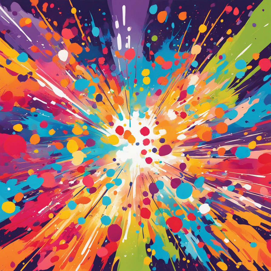 Splashes Abstract Abstract Colorful Splashes Pattern Set of 16 by Rondasdesigns on DeviantArt