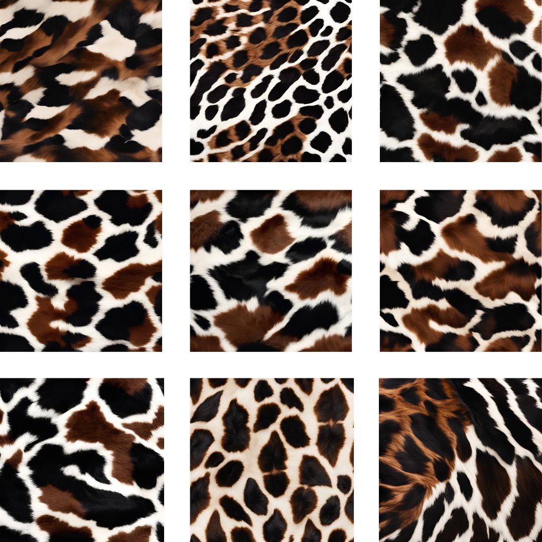 Cowhide Fur Pattern Set Of 50 by Rondasdesigns on DeviantArt