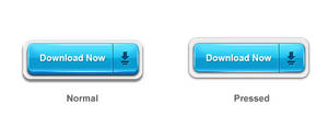 3D Download Buttons (PSD)