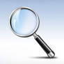 Magnifying Glass Search Icon (PSD)