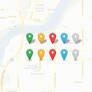 Map Marker Icons (PSD)