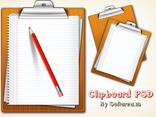 Clipboard PSD And Icons