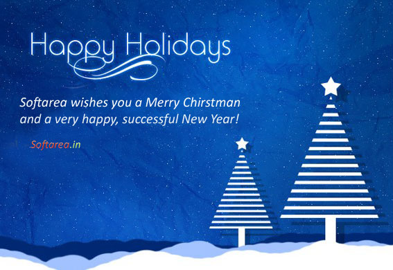 Happy Holidays Greeting Card (PSD)