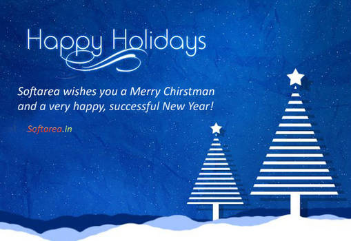Happy Holidays Greeting Card (PSD)