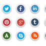 15 Social Media Icons (PSD)