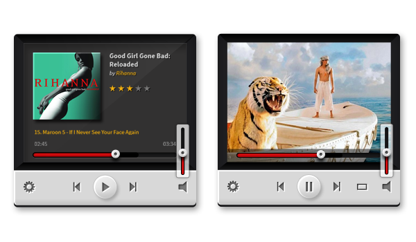 Music and Video Players (PSD)