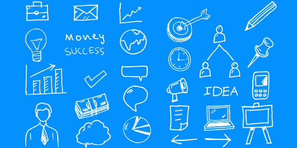 27 Business Vector Doodles (PSD)