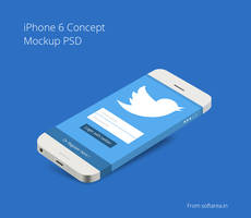 iPhone 6 Concept Mockup PSD