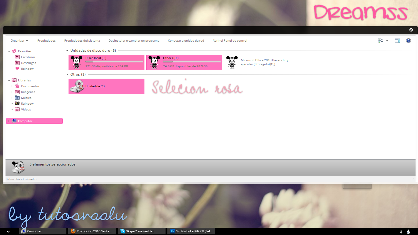 Theme w7 Dreamss