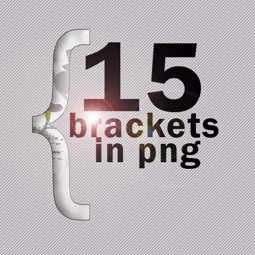 15 brackets en png