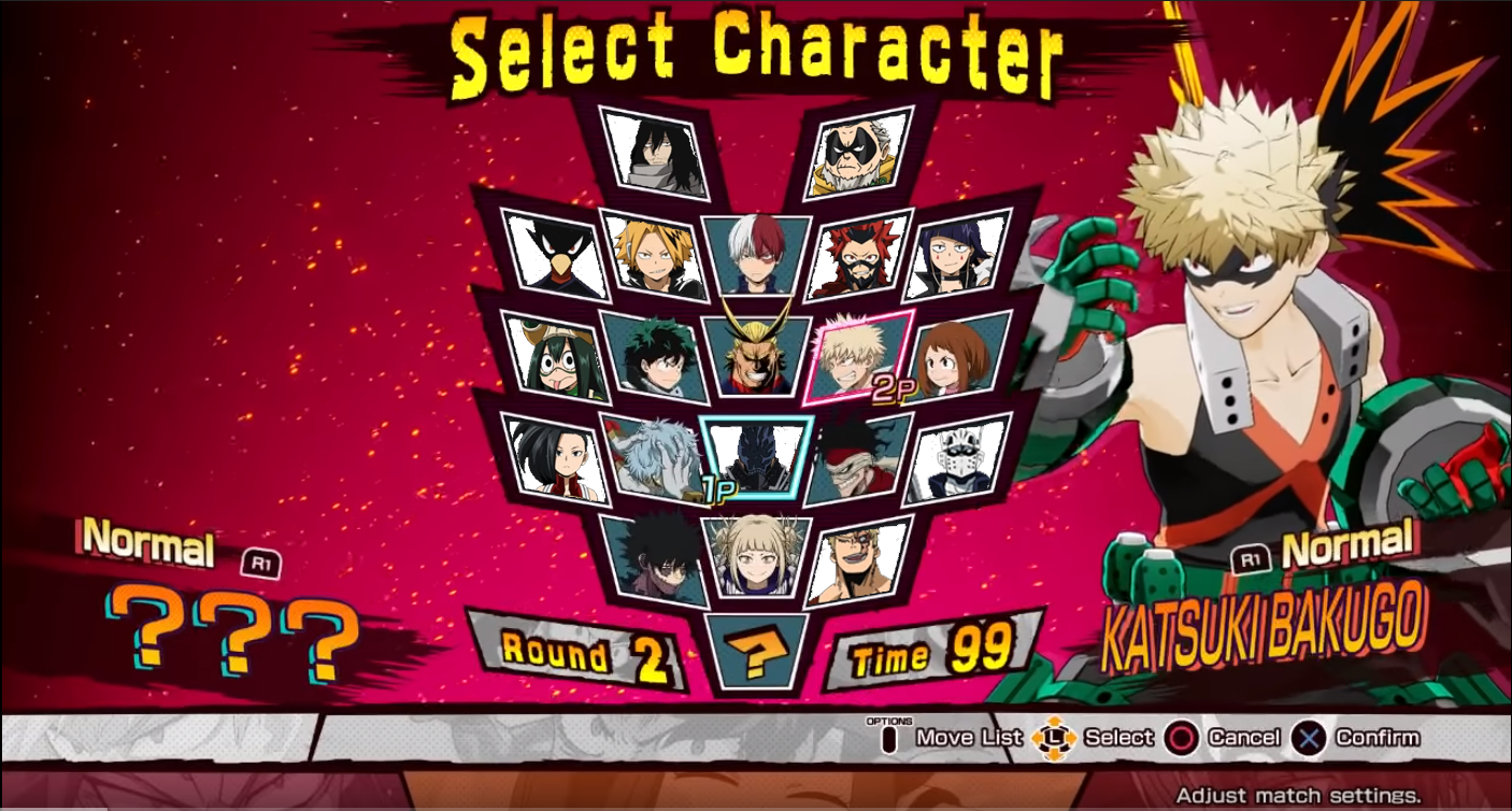 My Hero Academia One's Justice 2 Character Roster My Hero Academia: One's Justice - Full Roster? by Skullstarproductions