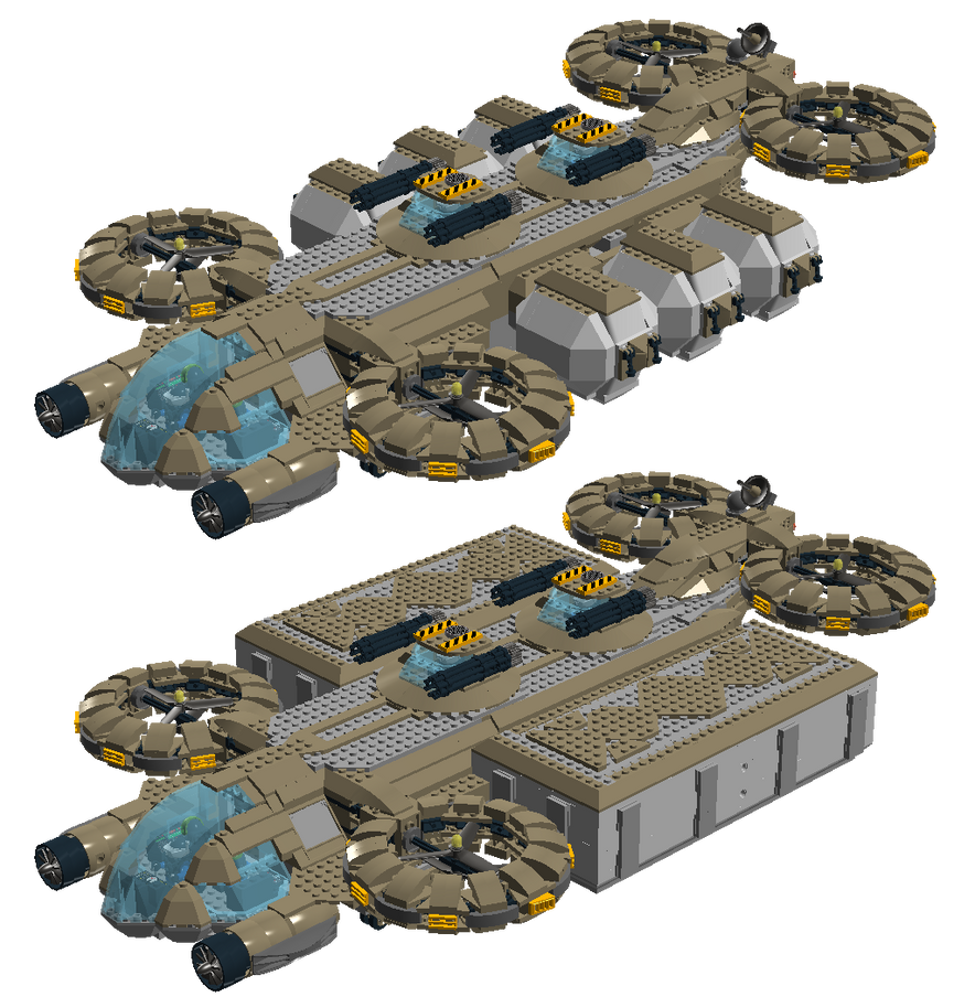 Lego cargo spaceship clearance