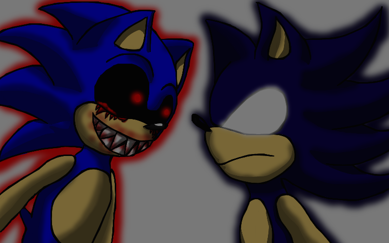 Dark Sonic vs Sonic.EXE  Sonic the Hedgehog! Amino