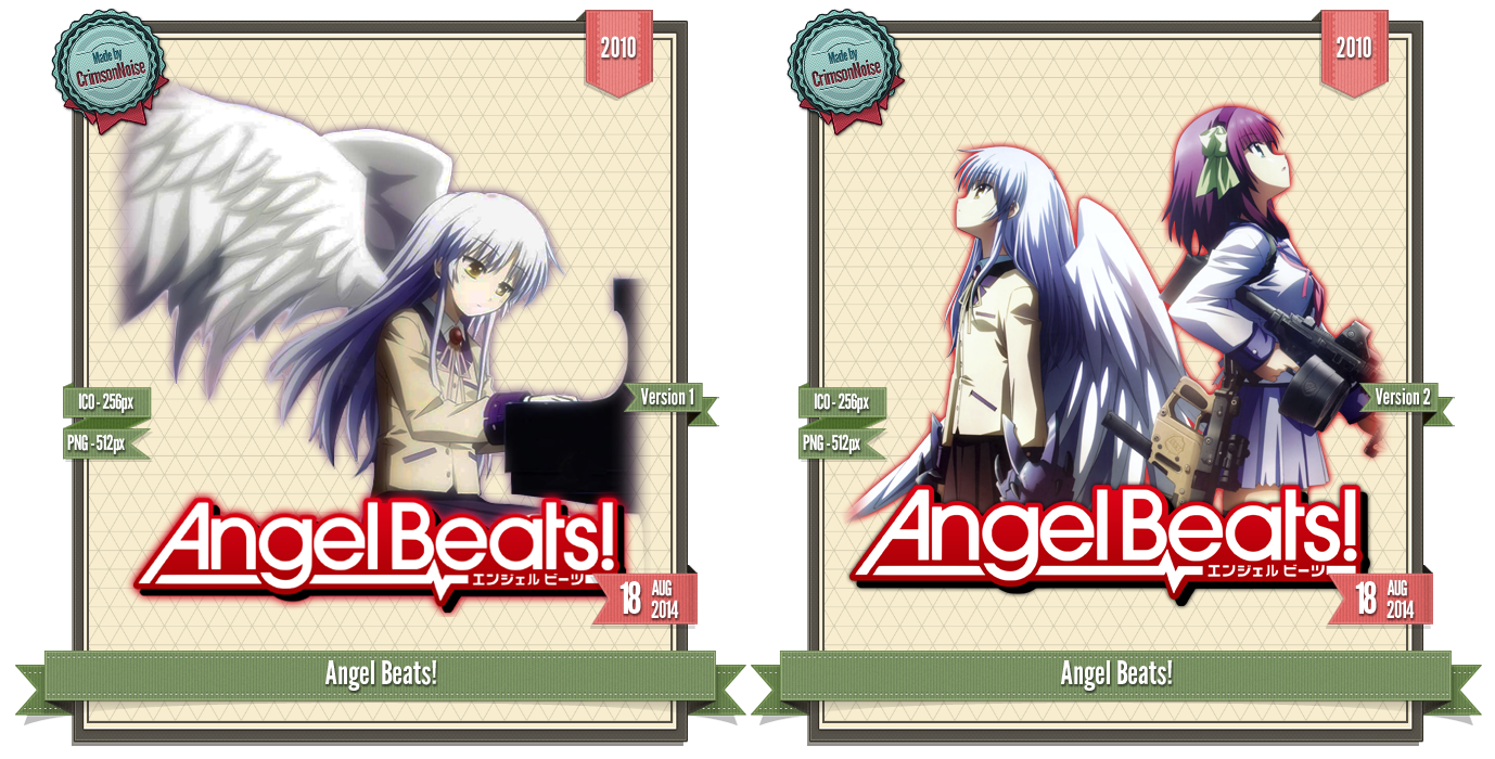 Angel Beats! - Anime Icon by CrimsonNoise on DeviantArt