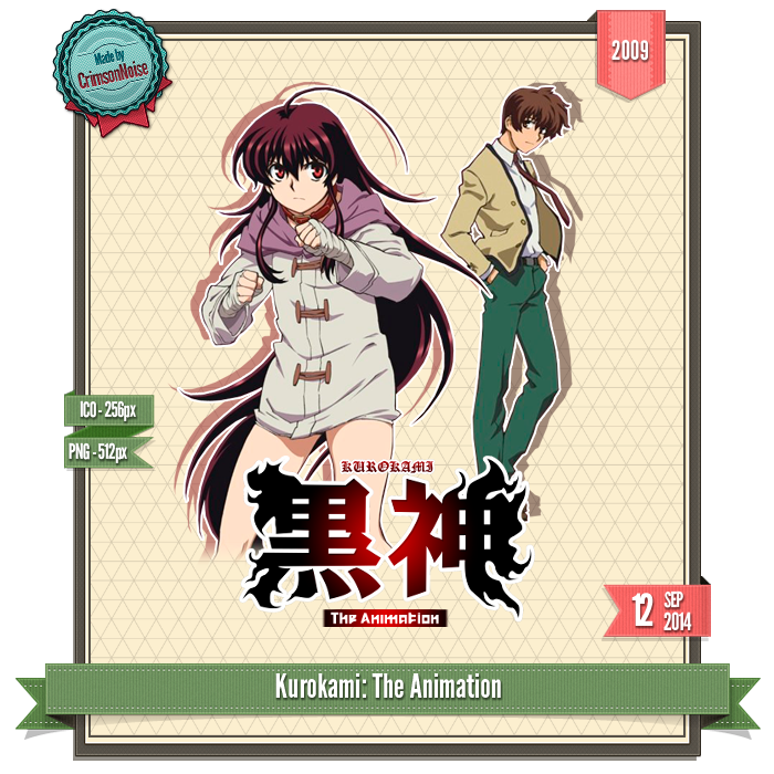 Kurokami The Animation Anime Icon by CrimsonNoise on DeviantArt