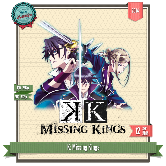 K Missing Kings Anime Movie Icon By Crimsonnoise On Deviantart