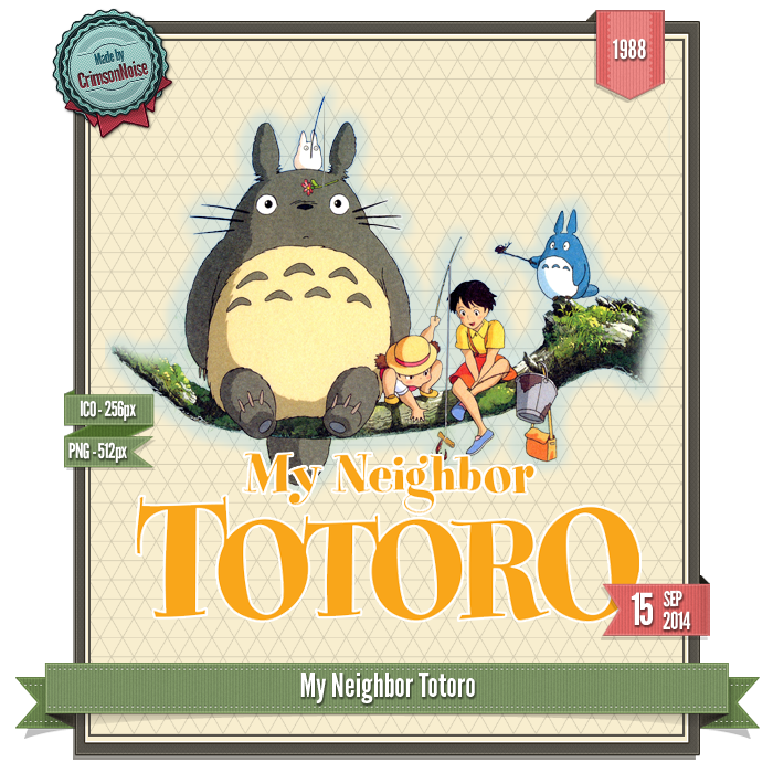 My Neighbor Totoro - Anime Movie Icon by CrimsonNoise on DeviantArt
