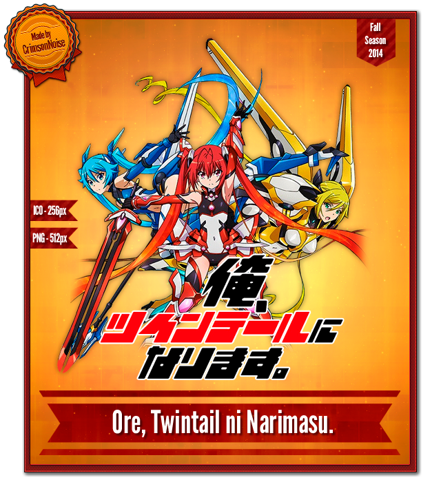 Get Wallpaper Ore Twintail Ni Narimasu Anime Icon By Crimsonnoise On Deviantart For iPhone