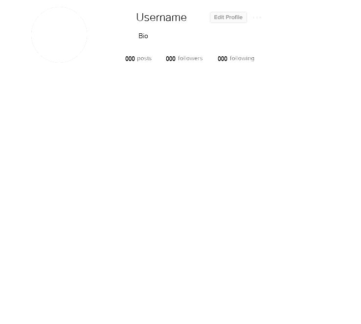 Create Fake Instagram Profile Template