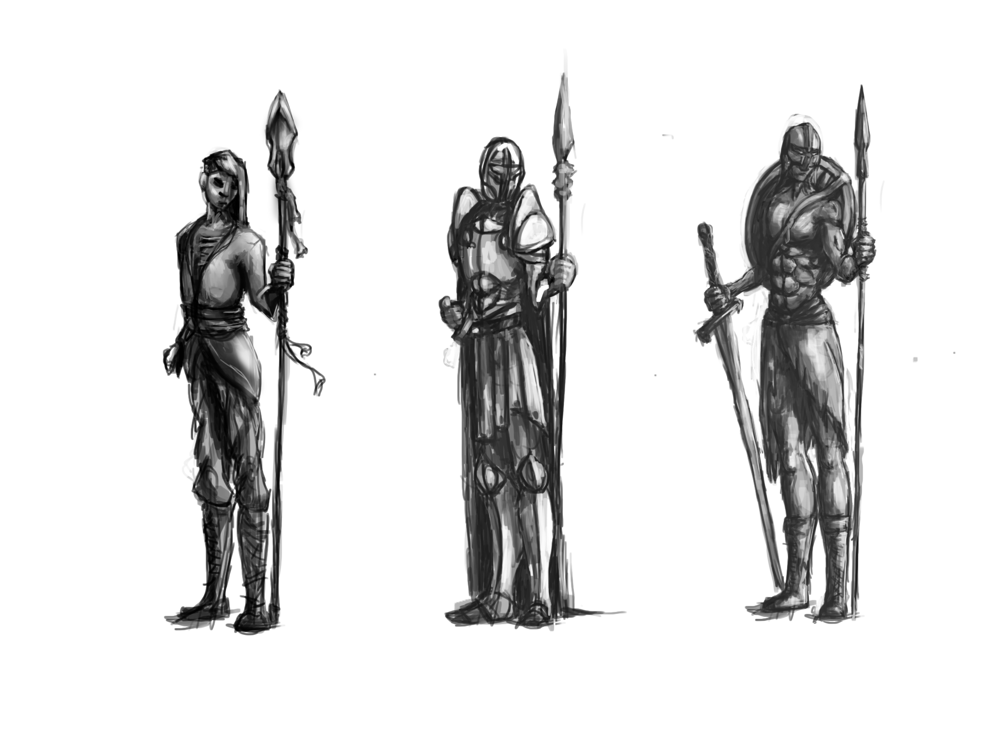 Concept warrior sketch by mateusz9704 on DeviantArt