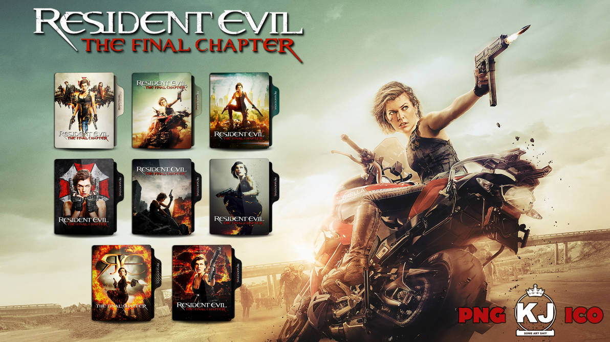 Resident Evil Final Chapter movie folder icon v3 by zenoasis on DeviantArt