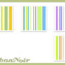 Pastel Bright Stripes Pattern