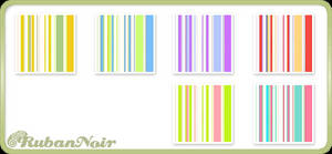 Pastel Bright Stripes Pattern