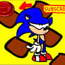 Sonic dances Chocolate Rain