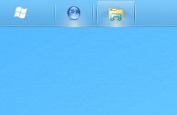 Minimal White Start Button