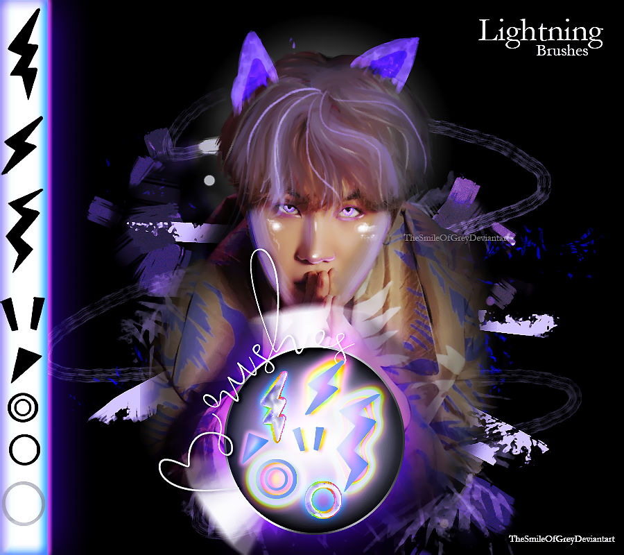 BRUSHES LIGHTNING PS by TheSmileOfGrey on DeviantArt