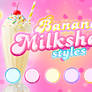 Banana Milkshake Styles  |  ThesmileOfgrey