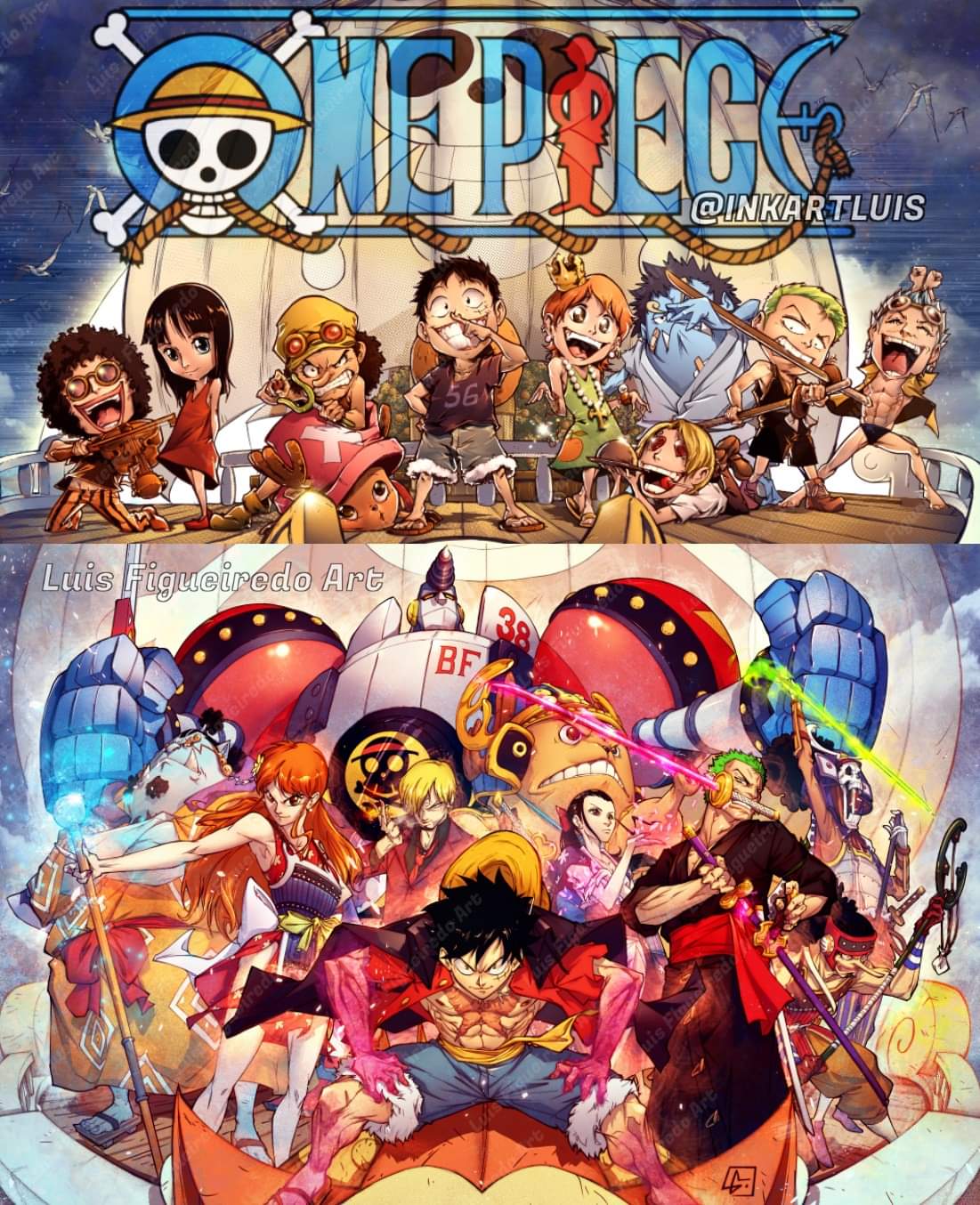 ONE PIECE 25YEARS OLD by inkartluis on DeviantArt