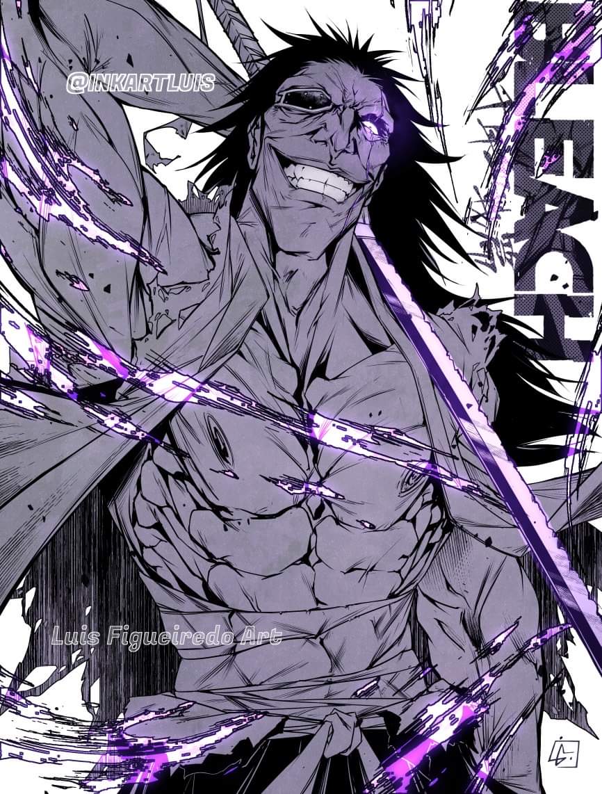 ZARAKI KENPACHI by inkartluis on DeviantArt