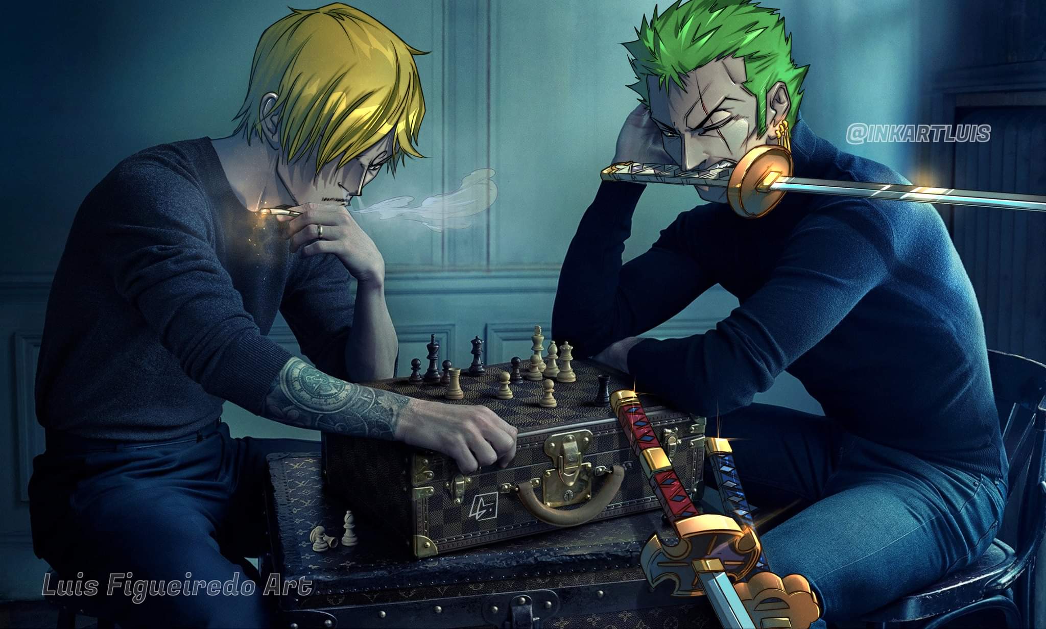 Sanji vs Zoro