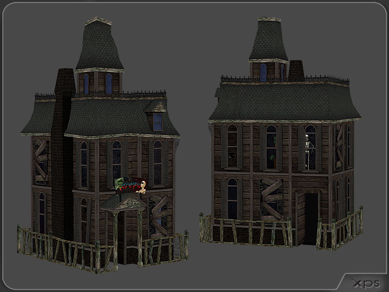 XPS: Haunted House by aleksiszet on DeviantArt