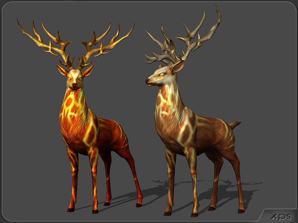 Sun Deer by aleksiszet by aleksiszet on DeviantArt