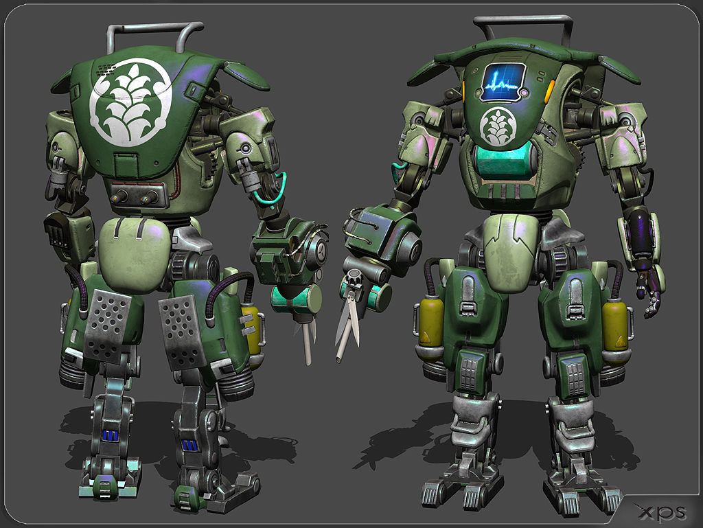 Automechanical Gardener by aleksiszet by aleksiszet on DeviantArt