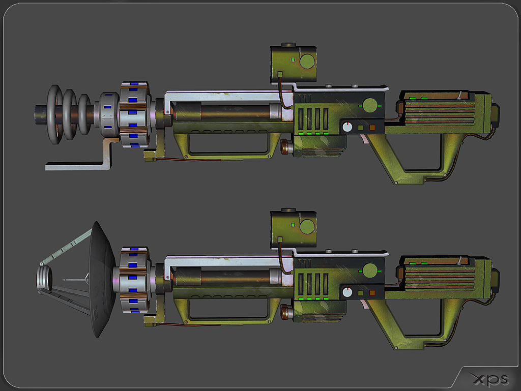 Laser Rifle v.1-2 by aleksiszet by aleksiszet on DeviantArt