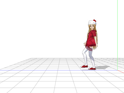 walking motion download mmd