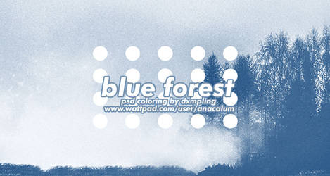 N.h. Psd Coloring - Blue Forest