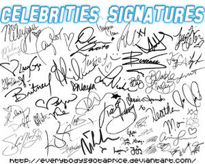 Celebrities Signatures.abr