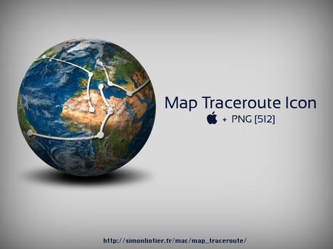 Map Traceroute Icon