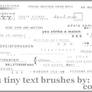 Tiny Text Brushes 2