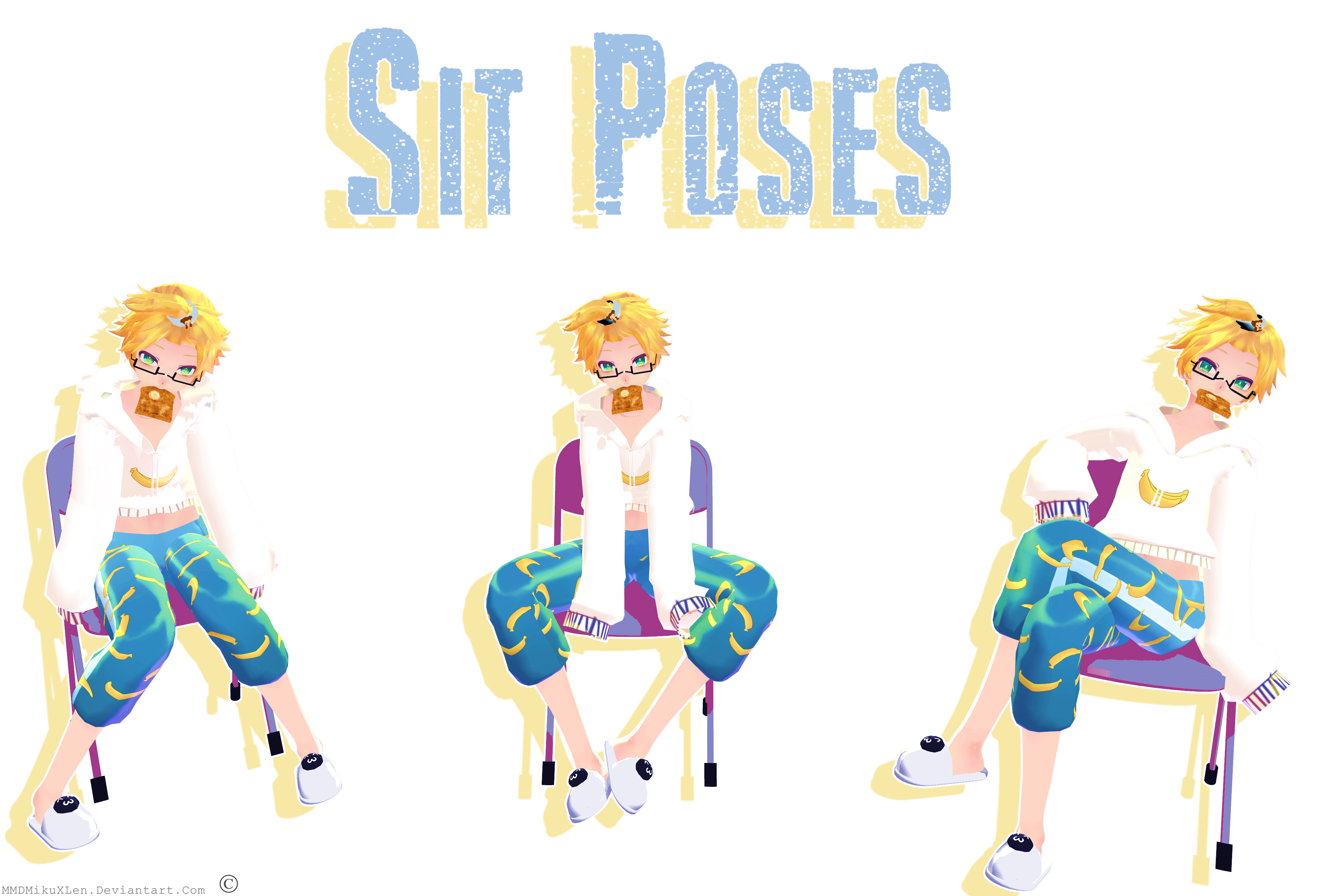 .:: MMD - Sit Pose Pack ::. DL