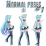 MMD - Normal poses #1 DL