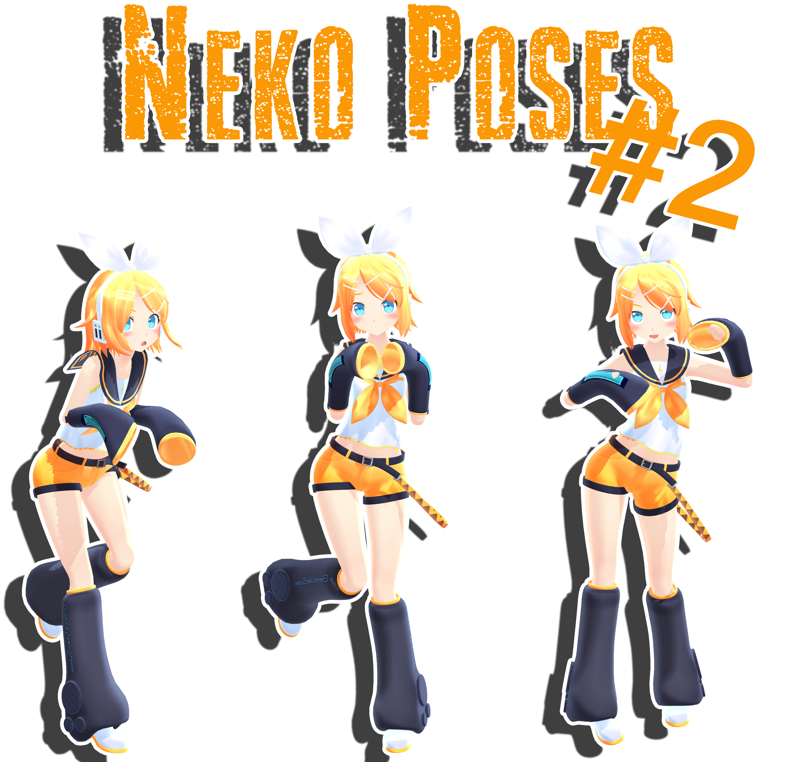 MMD - neko poses #2 DL