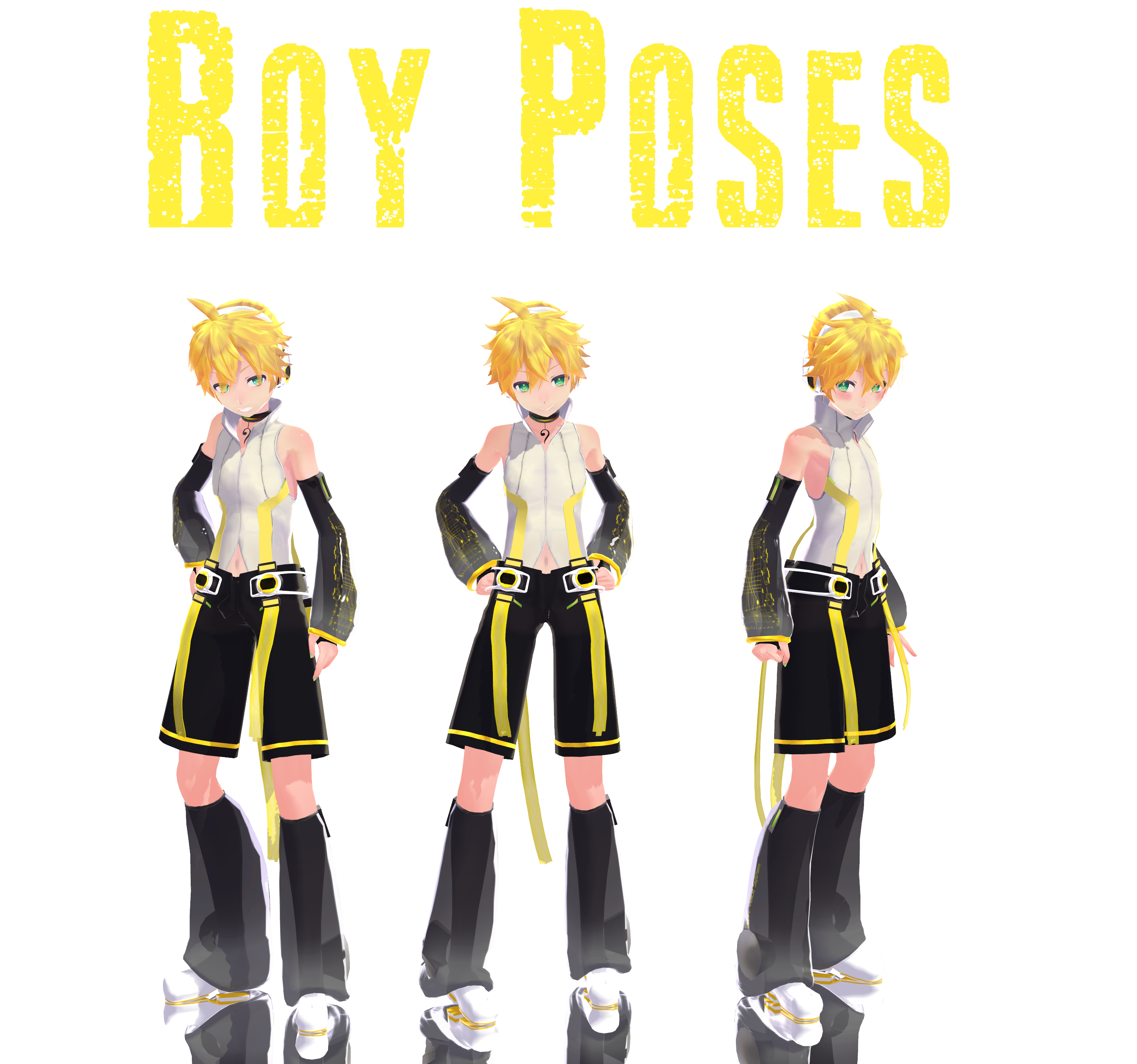 [MMD] Boy Poses - DL