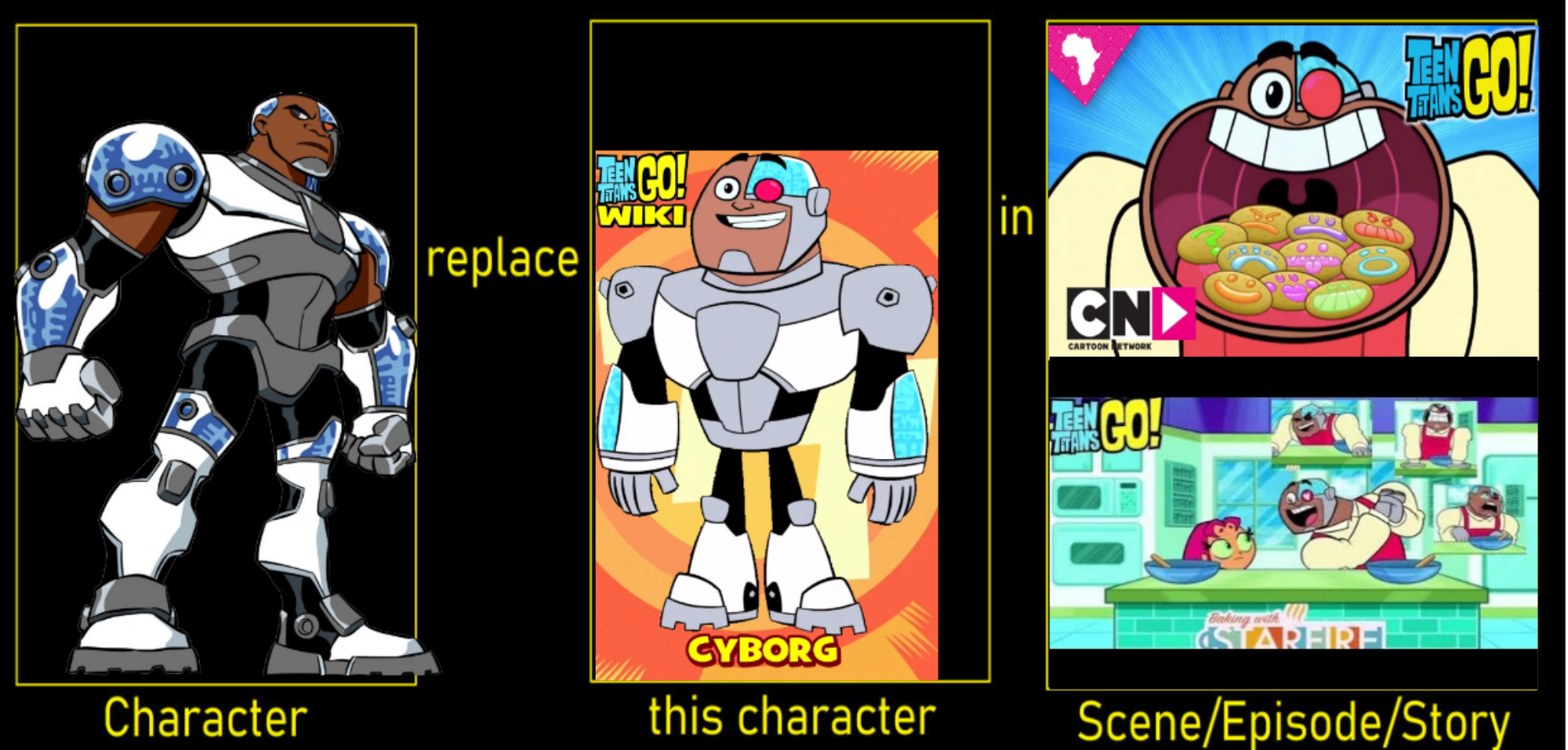 Cartoon All Stars IT'S CRUNCH TIME BABY! by Gojira012 on DeviantArt
