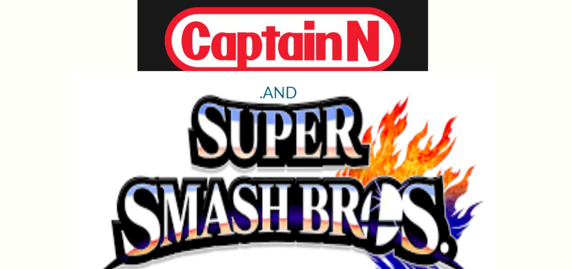 Captain N and THE SUPER SMASH BROTHERS LOGO by Gojira012 on DeviantArt