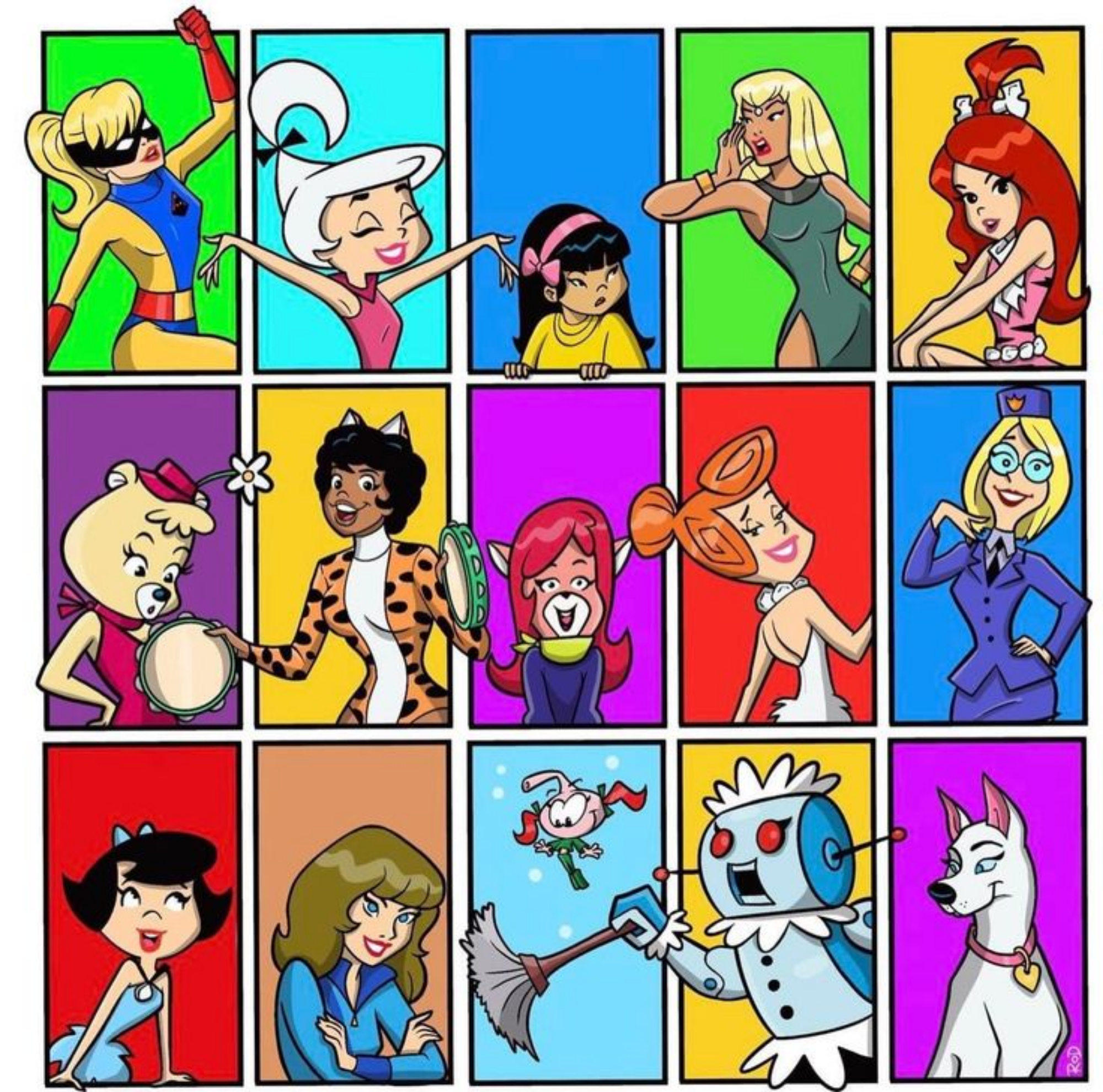 Women of Hanna BarBera by Gojira012 on DeviantArt